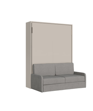 Mod. Versia dubbelsäng 160 med soffa - Versia hopfällbar dubbelsäng 160 med lersoffa