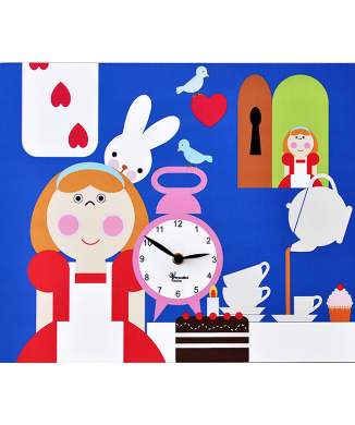 ALICE I UNDERLANDET 94 PIRONDINI-klocka