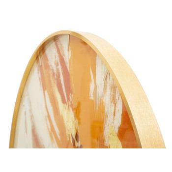 KLOCKA MED GLASÖVERDEL