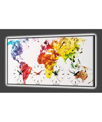 GRATIS FÄRGER LYSANDE klocka GL3530 PINTDECOR