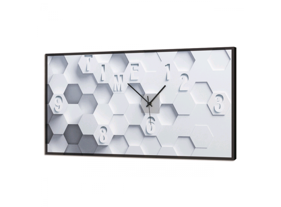 GL3510 PINTDECOR RELIEF HEXAGONAL BELYSNINGSKLOCKA