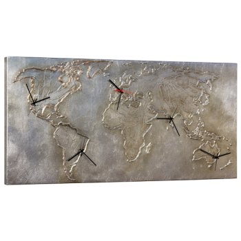 World Silver P4546 Pintdecor-klocka