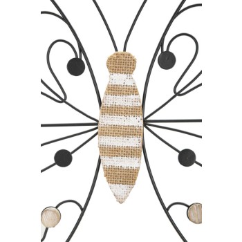 FJÄRILSPANEL I JÄRN OCH TRÄ