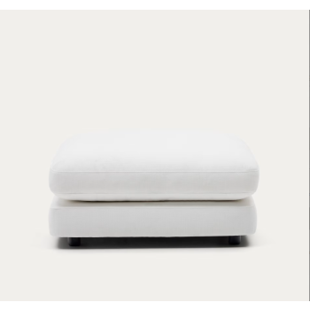 Gala fotpall vit 90 x 90 cm