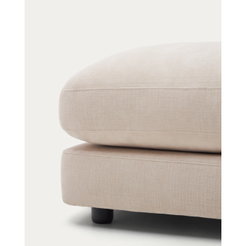 Gala fotpall vit 90 x 90 cm