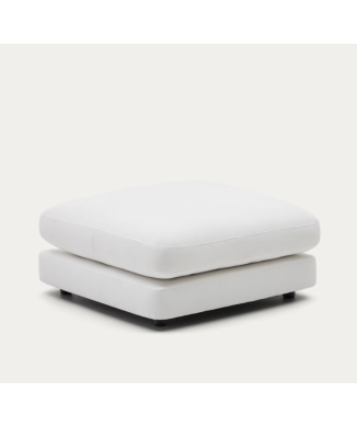 Gala fotpall vit 90 x 90 cm