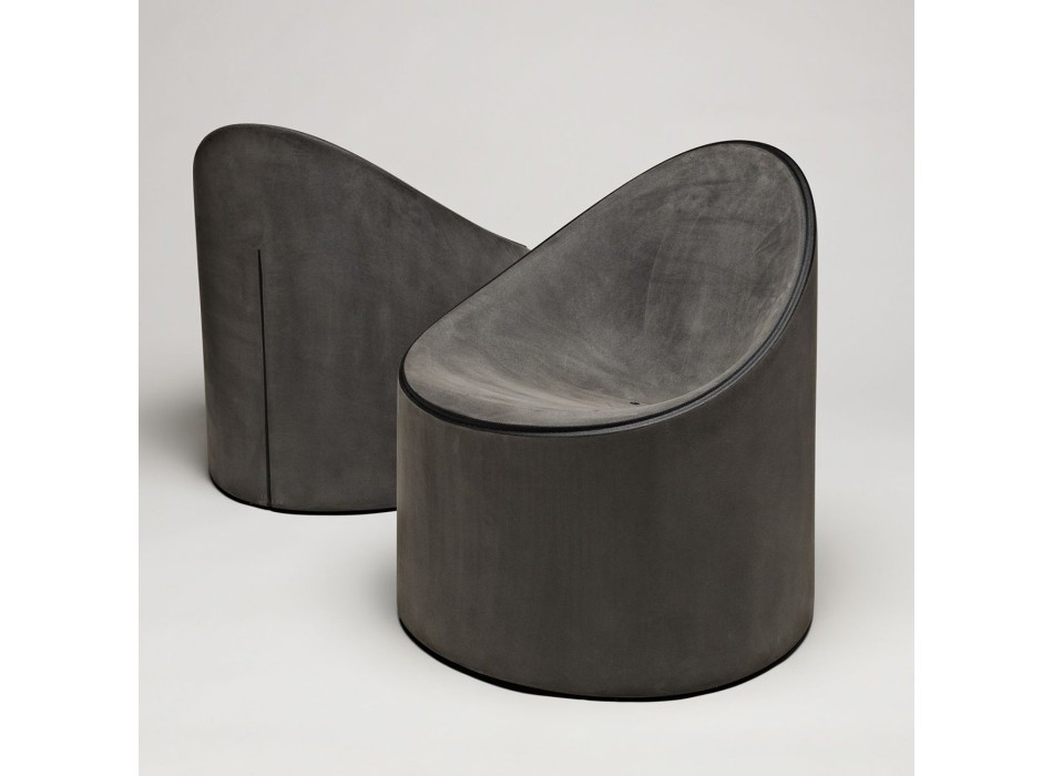 SERRALUNGA MOLESKIN BAY FÅTÖLJ