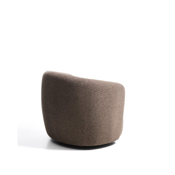 Odenia vridbar fåtölj i micro bouclé