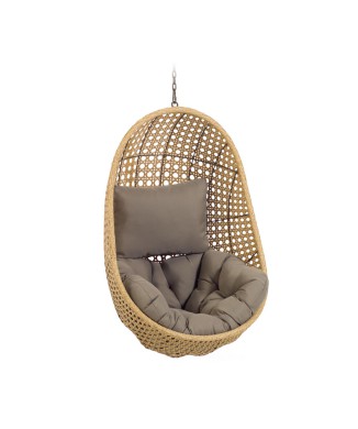 Cira hängstol med naturlig finish