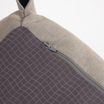 Fyrkantig modulär utomhussoffa i puff 