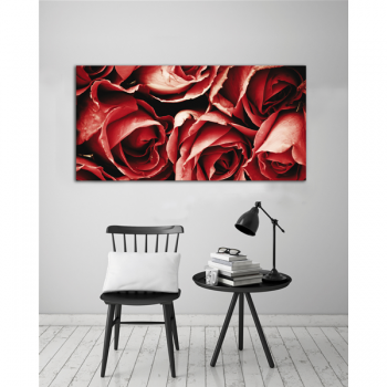 RÖD BUKETT-målning G1092 PINTDECOR