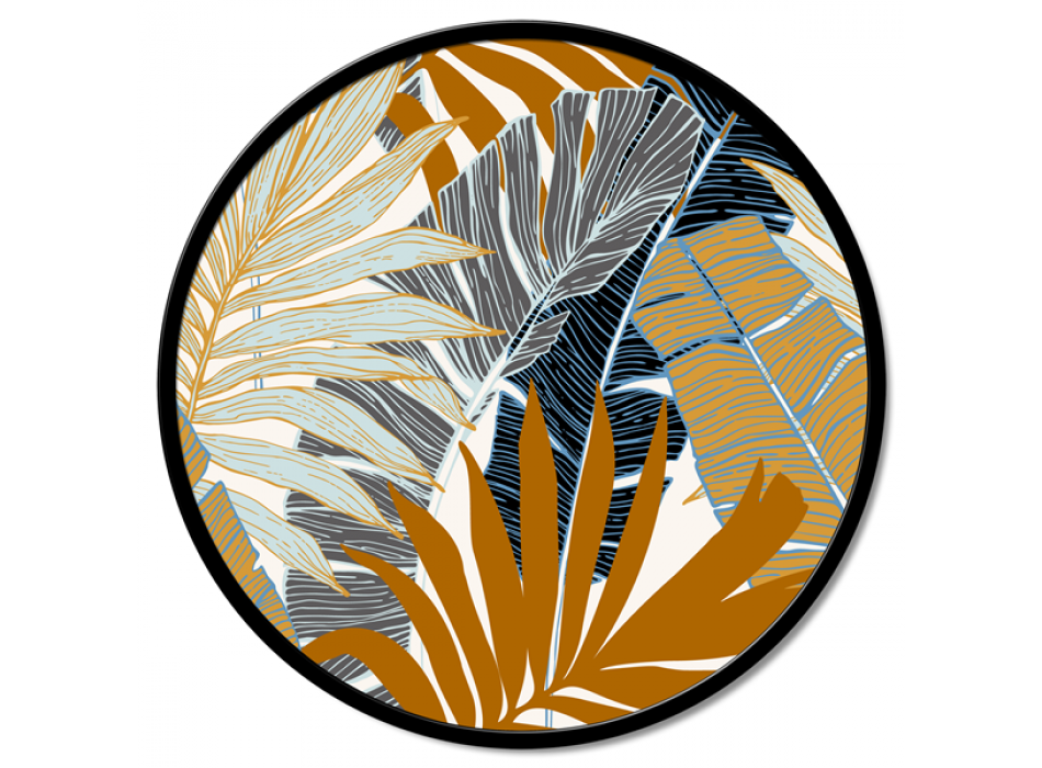 GT6152 PINTDECOR CIRKEL AV LÖV Målning