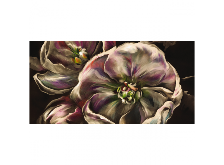 ABSTRAKT BLOMMOR Målning G1130 PINTDECOR