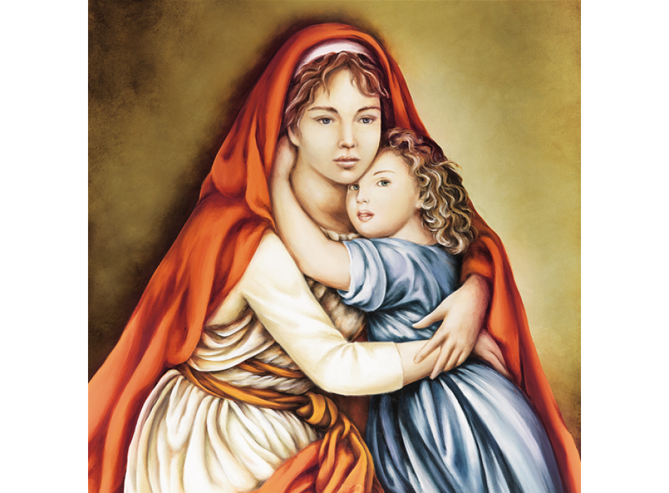 Målning MIG OCH MIN MOR G2312 PINTDECOR