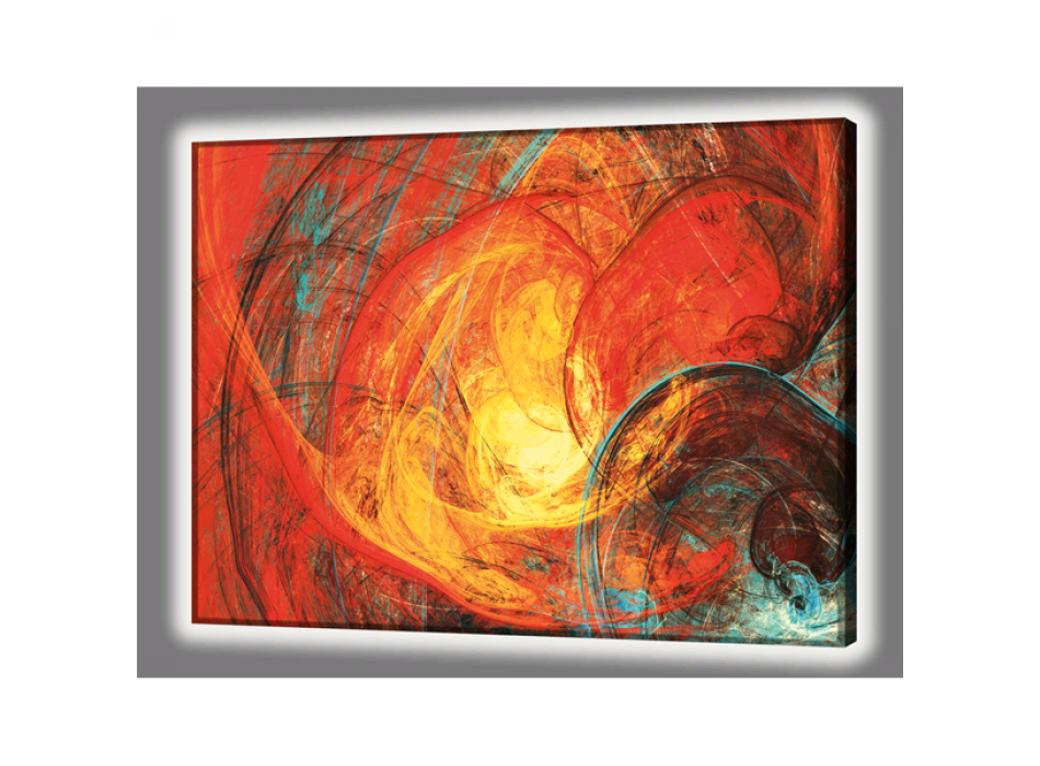 RÖD INFORMELL LJUS Målning GL4498 PINTDECOR