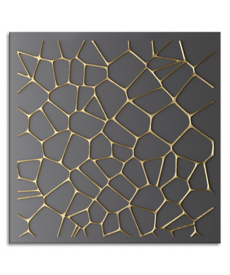 GYLLENE SPIDERWEB-målning G6936 PINTDECOR