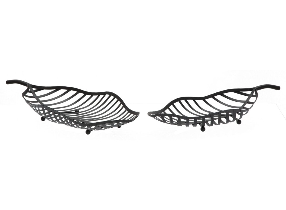 S/POCKETS LEAF SVART PAR