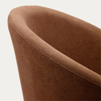 Marvin chenille snurrstol