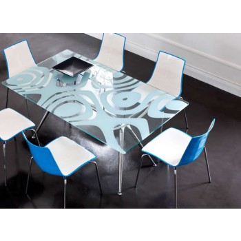 SCAB tvåfärgad zebrastol