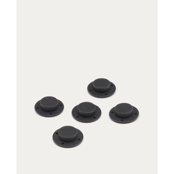 Set med 5 justerbara fötter med klister för Litto bokhyllor