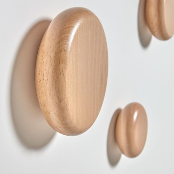 Nadue set med 3 galgar i massivt bokträ