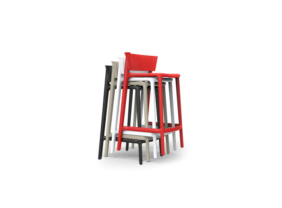 AFRICA låg pall från VONDOM-kollektionen