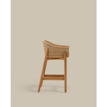 Galea pall i massiv teak och konstrotting, 75 cm FSC 100%