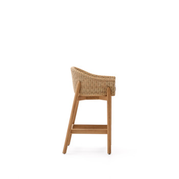 Galea pall i massiv teak och konstrotting, 75 cm FSC 100%