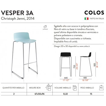 VESPER 3 COLOS pall