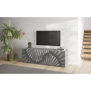 SNAKE-TV-bänk med 3 dörrar