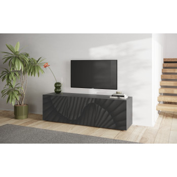 SNAKE-TV-bänk med 3 dörrar