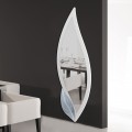VIT KRYDDBLOMMIG SPEGEL P4252 PINTDECOR
