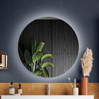 Bakgrundsbelyst "STONE"-spegel