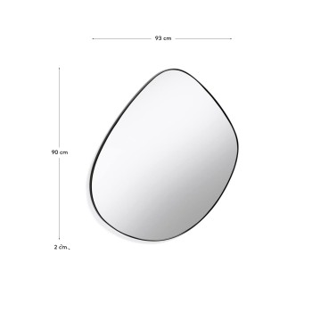 Anera stålspegel 93 x 90 cm