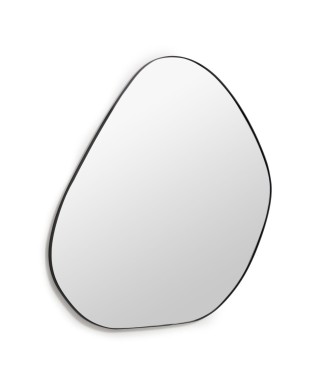 Anera spegel i svart metall 84 x 108,5 cm