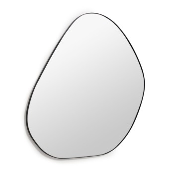 Anera spegel i svart metall 84 x 108,5 cm