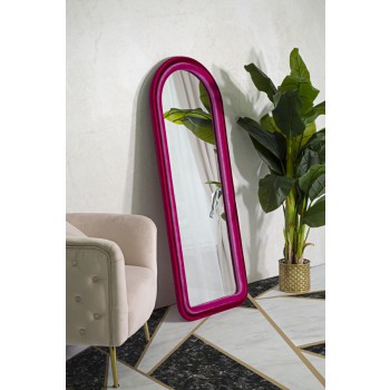 CLOE FUCHSIA SAMMETS VÄGGSPEGEL