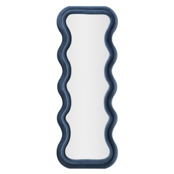 EMILY BLÅ SAMMETS VÄGGSPEGEL