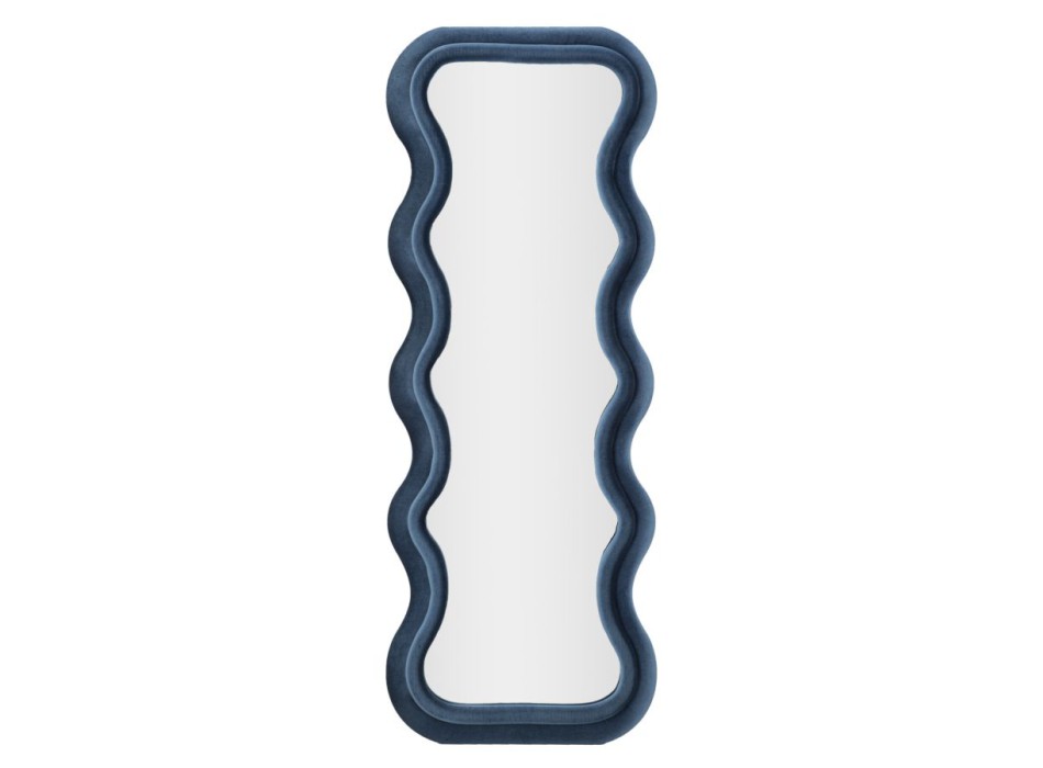 EMILY BLÅ SAMMETS VÄGGSPEGEL