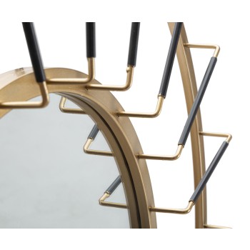 GLAM MÖRK VÄGGSPEGEL