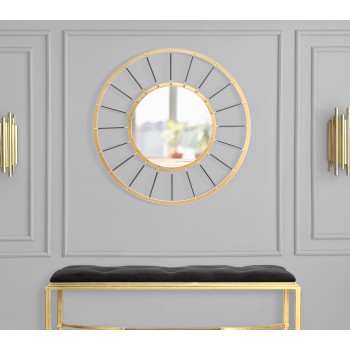 GLAM MÖRK VÄGGSPEGEL