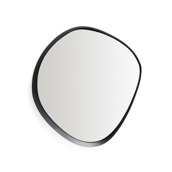 Tebelspegel i svart metall 85 x 93,5 cm