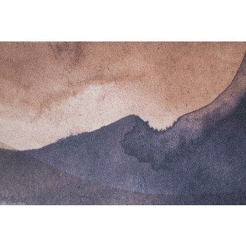 BRUNT BERGMÅLAT TRYCK