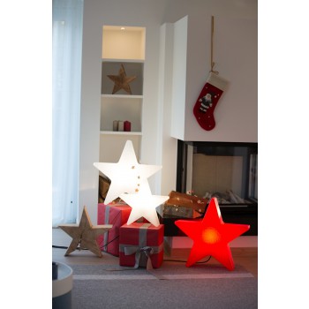 Ljus stjärna God Jul 60 cm 32493W 8 årstidsdesign