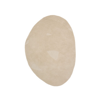 Domm beige ullmatta 160 x 230 cm
