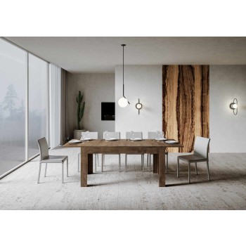 Bibi Bord - Utdragbart Bord 90x160/220 cm Bibi Vit Spatel