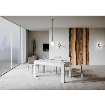 Bibi Bord - Utdragbart Bord 90x160/220 cm Bibi Vit Spatel