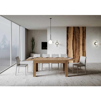 Bibi Bord - Utdragbart Bord 90x160/220 cm Bibi Vit Spatel