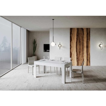 Bibi Bord - Utdragbart Bord 90x160/220 cm Bibi Vit Spatel