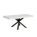 Clerk Premium utdragbart bord 90x90/194 cm skiva - Antracitfärgade ben